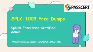 splk 1003 free dumps