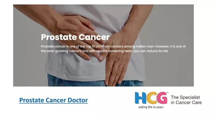 prostate cancer doctor