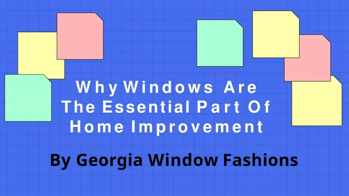 why windows are
