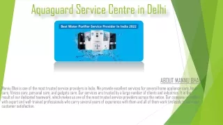 Aquaguard Service Centre in Delhi