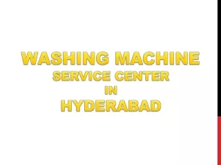 washing machine service center in hyderabad
