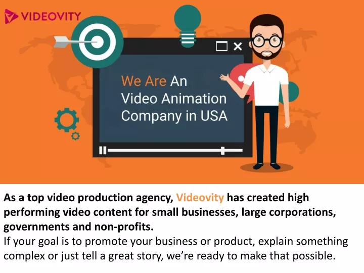 as a top video production agency videovity
