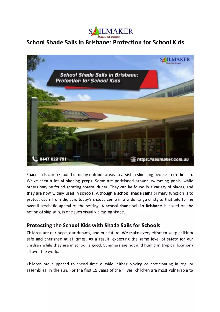 school shade sails in brisbane protection