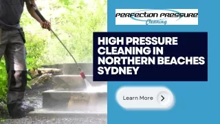 High pressure cleaning in Northern Beaches Sydney