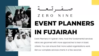 Event Planners in Fujairah
