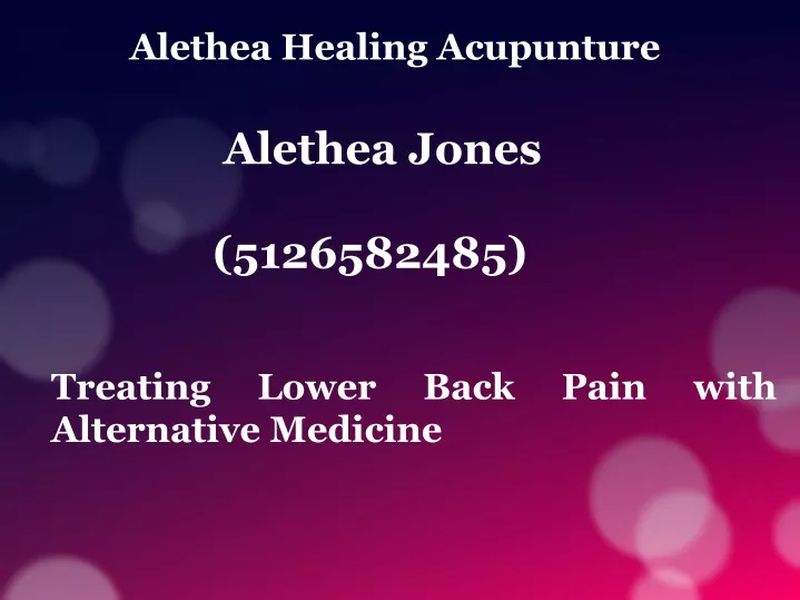 alethea healing acupunture alethea jones 5126582485