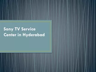 sony tv service center in hyderabad