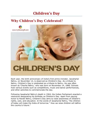 children s day