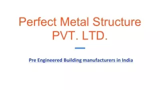 Advantages of Pre-Engineered Buildings