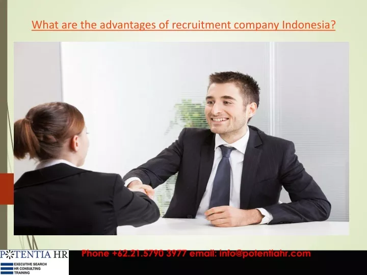 what are the advantages of recruitment company