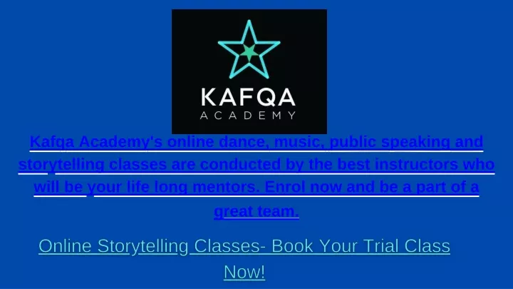 kafqa academy s online dance music public