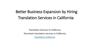 Better Business Expansion by Hiring Translation Services in