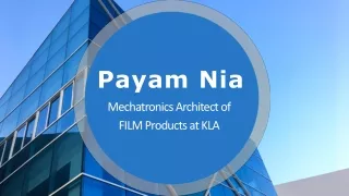Payam Nia - A Notable Professional From Pleasanton, CA