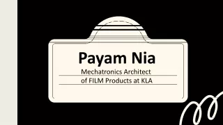 Payam Nia - Provides Consultation in Leadership