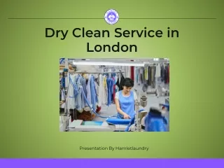 Dry Clean Service in London