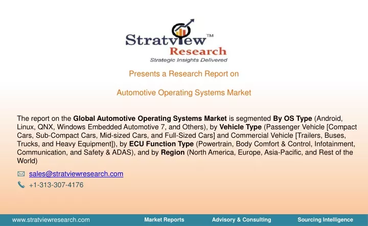 presents a research report on automotive
