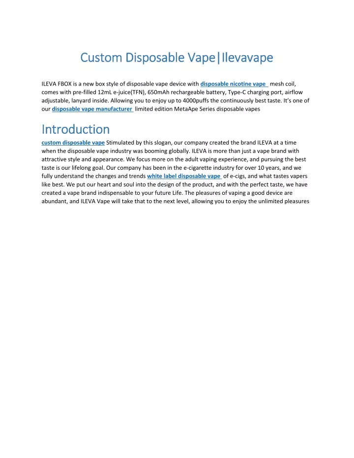 custom disposable vape custom disposable vape