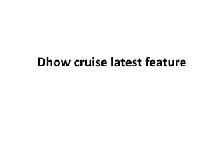dhow cruise latest feature