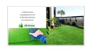 Artificial Grass Installation In UAE Is The Best Solution For Sandstorms
