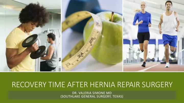 recovery time after hernia repair surgery