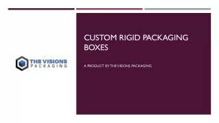 Custom Printed Rigid packaging boxes