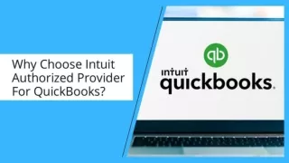 Why Choose Intuit Authorized Provider For QuickBooks?