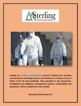 Sterling Environmental | Envrpro.com