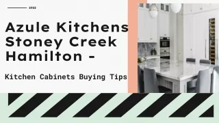 Azule Kitchens Stoney Creek Hamilton - Kitchen Cabinets Buying Tips
