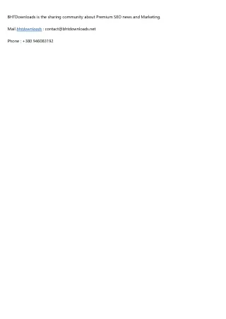 bhtdownloads is the sharing community about