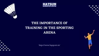 The Importance of Training In The Sporting Arena