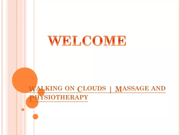 walking on clouds massage and physiotherapy