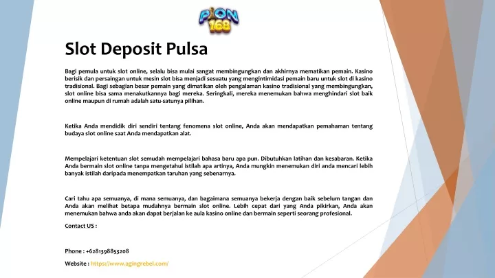 slot deposit pulsa