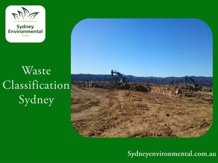 waste classification sydney