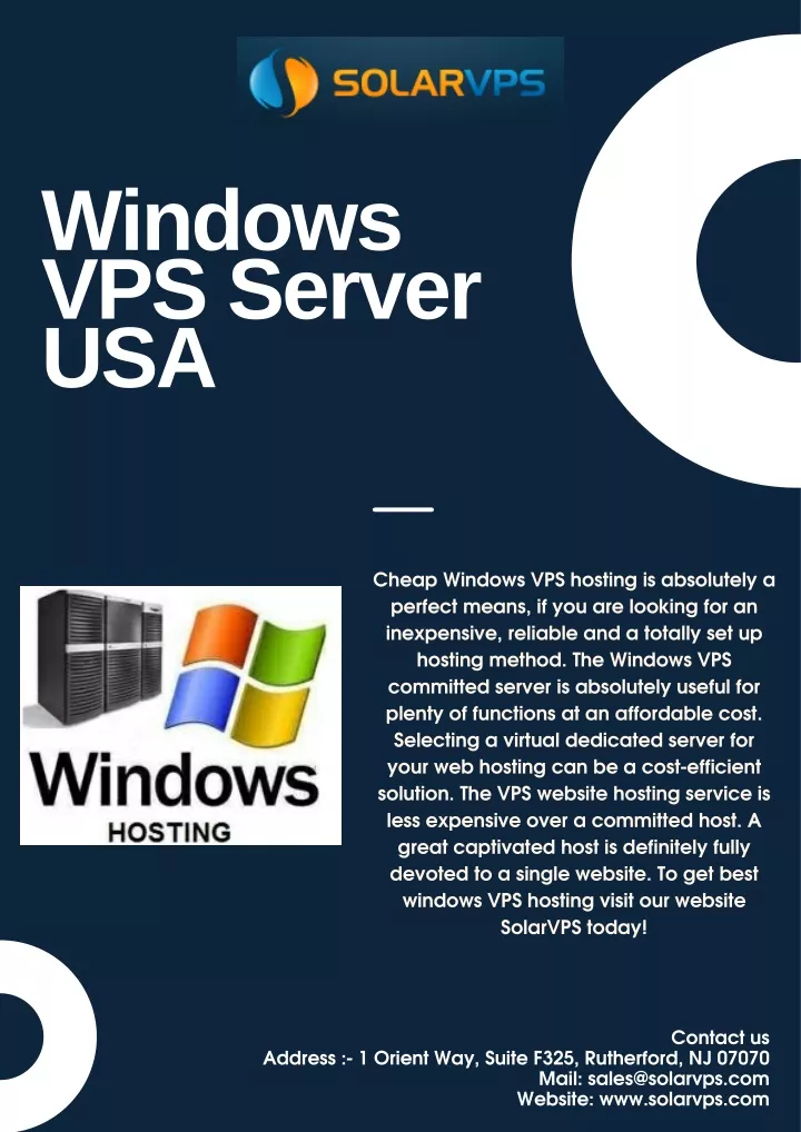 windows vps server usa