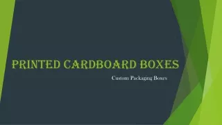 printed cardboard boxes