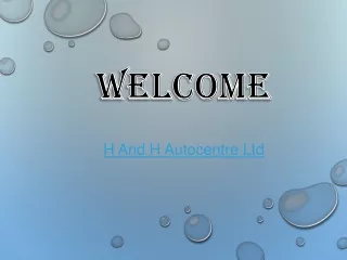 welcome