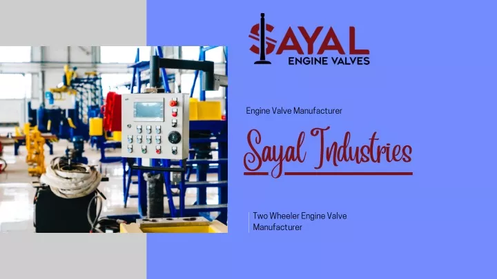 engine valve manufacturer
