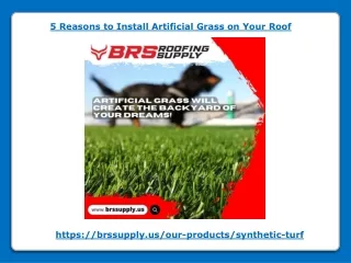 5 reasons to install artificial grass on your roof