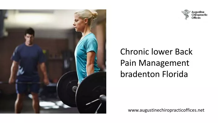 chronic lower back pain management bradenton