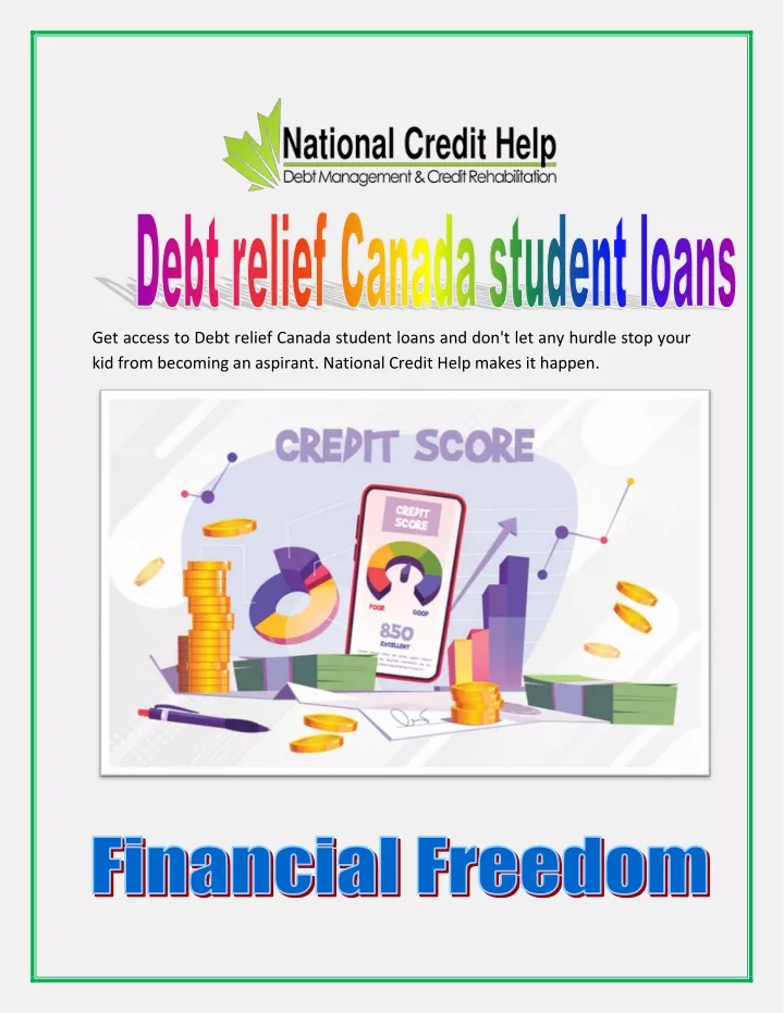 get access to debt relief canada student loans
