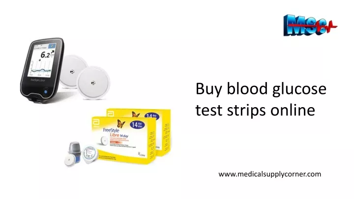 buy blood glucose test strips online