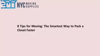 8 tips for moving the smartest way to pack