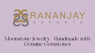 Moonstone Jewelry - Handmade with Genuine Gemstones