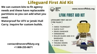 lifeguard first aid kit