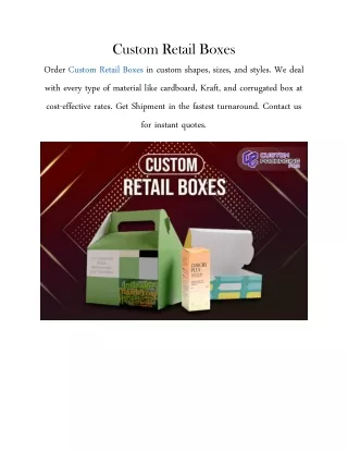 custom retail boxes