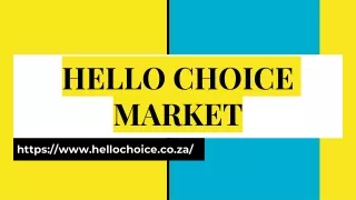 HELLOCHOICE MARKET