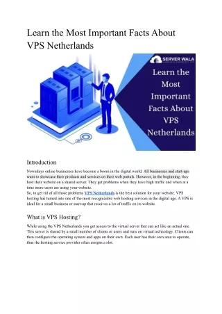 learn the most important facts about