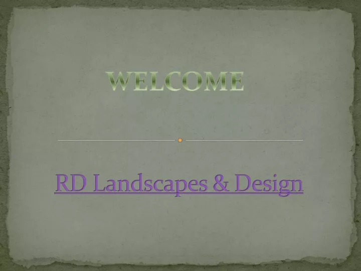 rd landscapes design