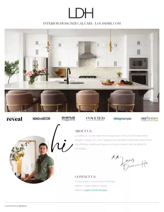 Calgary designer | Louisdhe.com