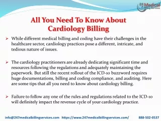 all you need to know about cardiology billing
